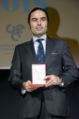 José Luis Hervías, director general de Universal Pictures International Spain, recogió la Medalla a la mejor película extranjera por ‘La, La, Land. La ciudad de las estrellas’.