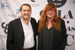Isabel Coixet y Adolfo Blanco, productor de La Librería.