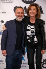 Yolanda Flores junto a Javier Gutiérrez.